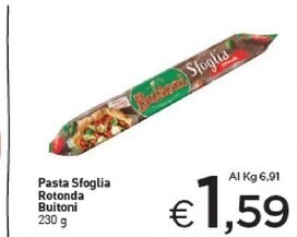 Crai Buitoni pasta sfoglia rotonda offerta