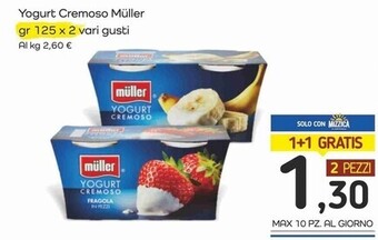 Famila Superstore Muller yogurt cremoso offerta