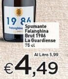 Crai La guardiense spumante falanghina brut 1986 offerta