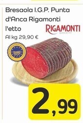 Famila Superstore Rigamonti bresaola i.g.p punta d'anca offerta