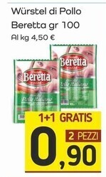 Beretta wurstel di pollo