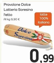 Famila Superstore Latteria soresina provolone dolce offerta