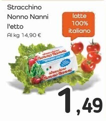 Famila Superstore Nonno nanni stracchino offerta