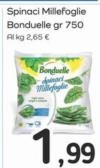 Famila Superstore Bonduelle spinaci millefoglie offerta