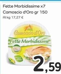 Famila Superstore Camoscio d'oro fette morbidissime offerta