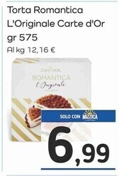 Famila Superstore Algida torta romantica l'originale carte d'or offerta
