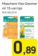 Famila Superstore Geomar maschera viso offerta