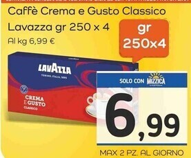 Famila Superstore Lavazza caffè crema e gusto classico offerta