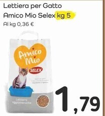 Selex lettiera per gatto amico mio