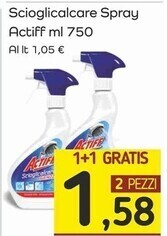 Famila Superstore Actiff scioglicalcare spray offerta