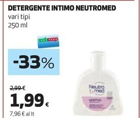 Coop Neutro med detergente intimo offerta