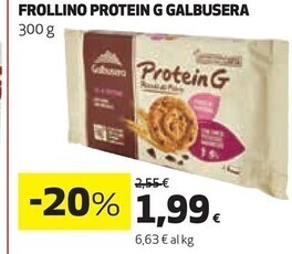 Coop Galbusera frollino protein g offerta