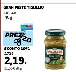 Coop Star gran pesto tigullio offerta