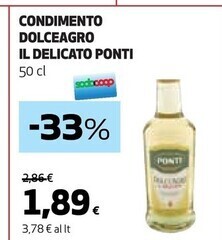 Ponti condimento dolceagro il delicato