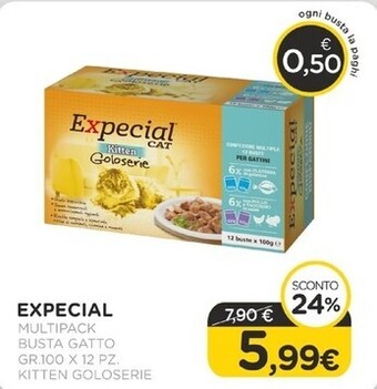 Expecial - multipack busta gatto gr. 100 x pz. 12 kitten goloserie