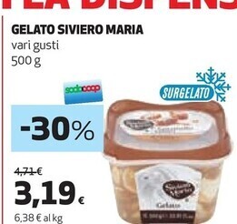Coop Siviero maria gelato offerta