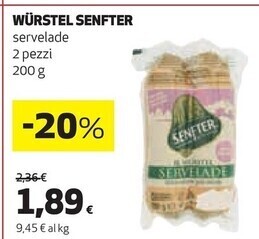 Coop Senfter wurstel offerta