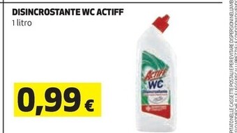 Actiff disincrostante wc