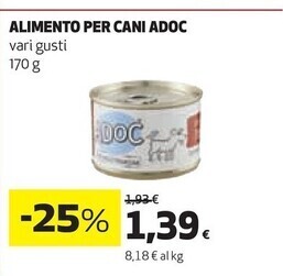 Coop Adoc alimento per cani offerta