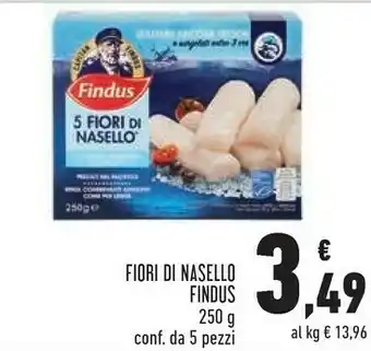 Conad City Findus 5 Fiori Di Nasello 250 G(ml) offerta