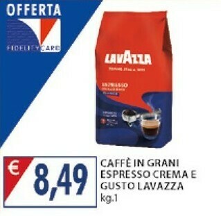 Mercatò Lavazza Caffe In Grani Espresso Crema E Gusto offerta
