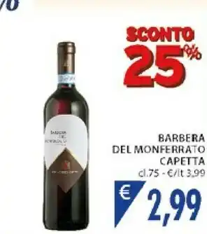 Mercatò Francesco capetta Barbera Del Monferrato offerta