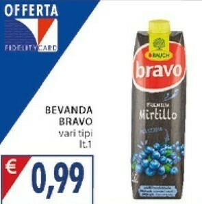 Mercatò Rauch - Bravo Mirtillo 1000 g(ml) offerta