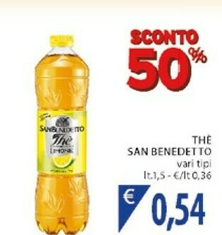 Mercatò San Benedetto Thè Al Limone 1500 G(ml) offerta