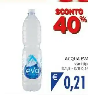 Mercatò Eva Acqua offerta