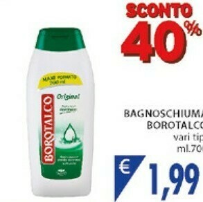 Mercatò Borotalco Bagnoschiuma offerta