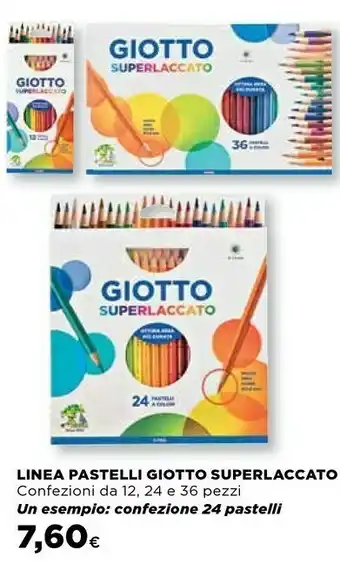 Coop Giotto Superlaccato - Astuccio 24 Pastelli Colorati offerta