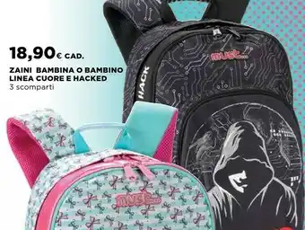 Cuore E Hacked Zaino Bambina O Bambino