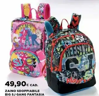 Coop LaFeltrinelli Sdoppiabile Big Seven SJ Girl Rosa Zaino offerta