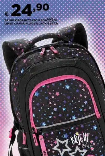 Coop Camouflage Black E Star Zaino Organizzato offerta