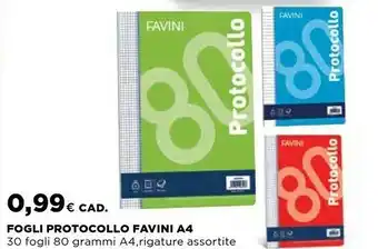 Favini Coop Fogli Protocollo A4