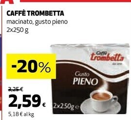 Coop Caffè trombetta macinato , gusto pieno offerta