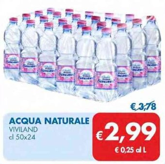 MD Discount ACQUA NATURALE VIVILAND cl 50x24 offerta