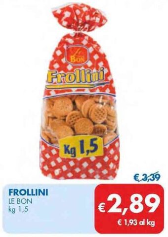 MD Discount FROLLINI LE BON kg 1,5 offerta