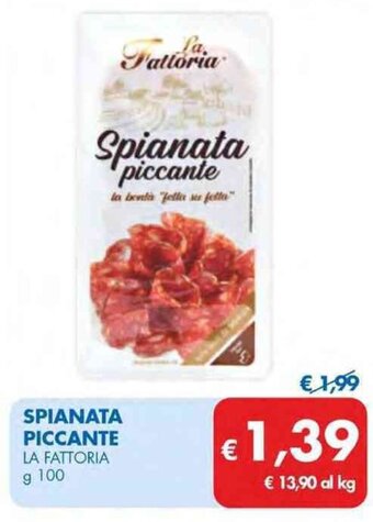 MD Discount SPIANATA PICCANTE LA FATTORIA g 100 offerta