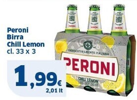 Sigma Peroni birra chill lemon offerta