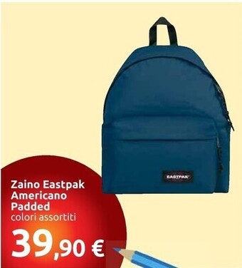 Carrefour Market Eastpak zaino americano padded offerta
