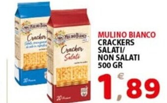 Premium Supermercati MULINO BIANCO CRACKERS SALATI/ NON SALATI 500 GR offerta