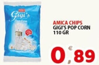 AMICA CHIPS GIGI'S POP CORN 110 GR