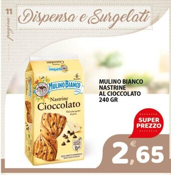 Premium Supermercati MULINO BIANCO NASTRINE AL CIOCCOLATO 240 GR offerta