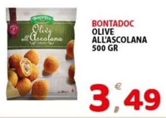 Premium Supermercati BONTADOC OLIVE ALL'ASCOLANA 500 GR offerta