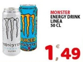 Premium Supermercati MONSTER ENERGY DRINK LINEA 50 CL offerta