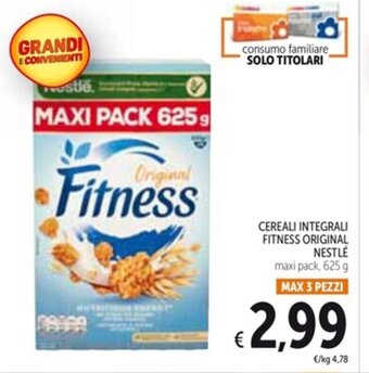 Spazio Conad CEREALI INTEGRALI FITNESS ORIGINAL NESTLÉ 625 g offerta
