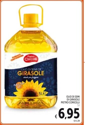 Spazio Conad OLIO DI SEMI DI GIRASOLE PIETRO CORICELLI 5 l offerta