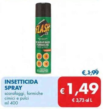 MD Discount INSETTICIDA SPRAY scarafaggi, formiche cimici e pulci ml 400 offerta