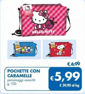 MD Discount POCHETTE CON CARAMELLE personaggi assortiti g 100 offerta